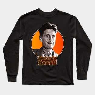 Retro George Orwell Tribute Long Sleeve T-Shirt